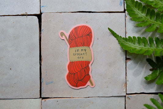 In My Crochet Era Sticker