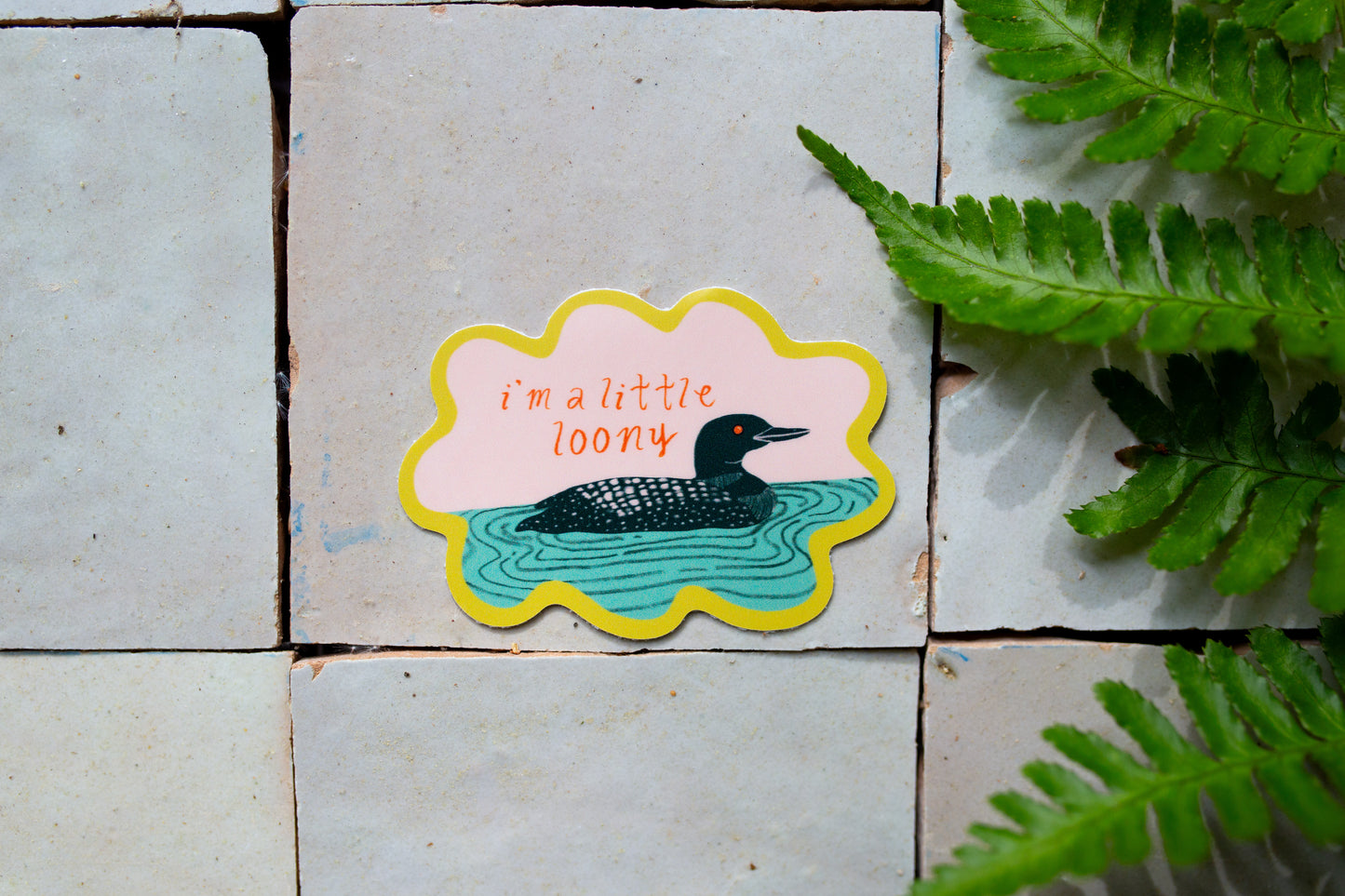 I'm a Little Loony Sticker