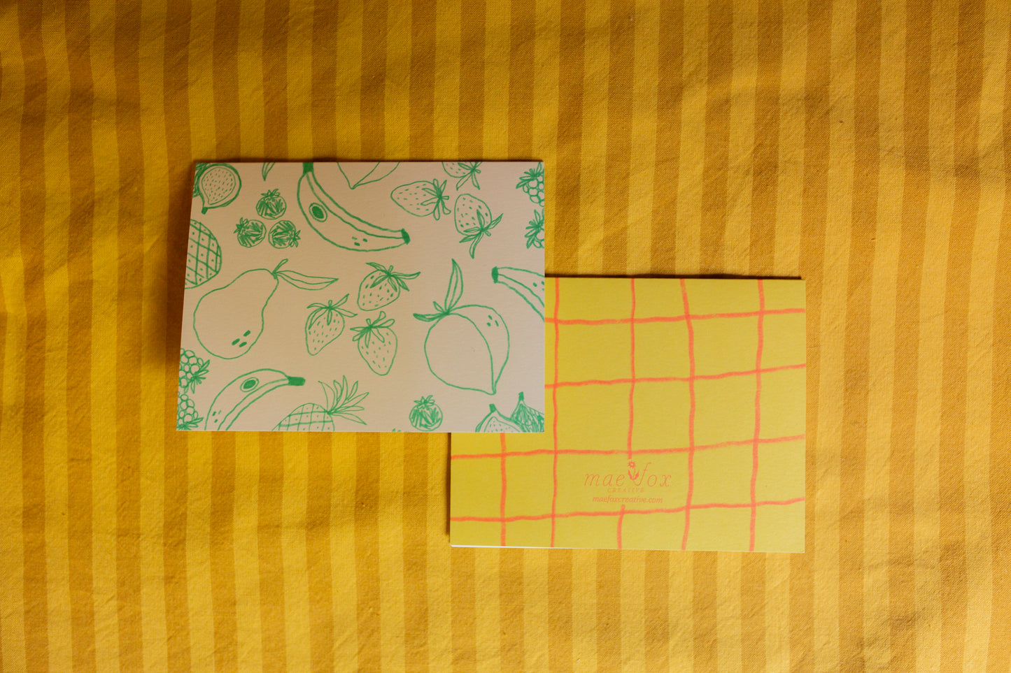 Fruit Greeting Cards | Set of 6 Blank Cards A2