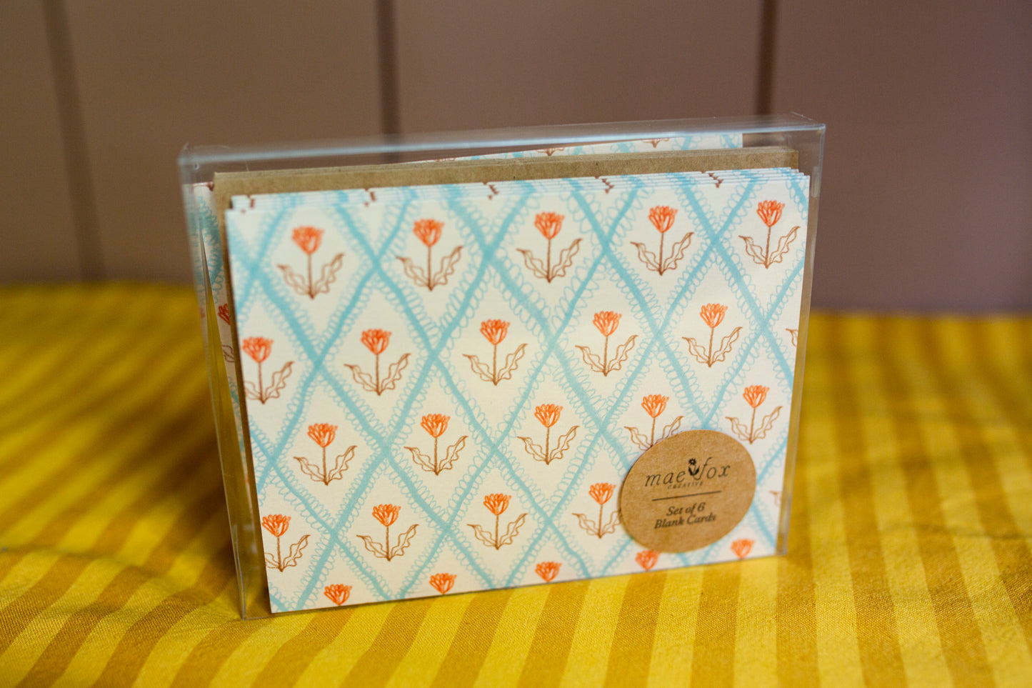 Floral Greeting Cards | Set of 6 Blank Cards A2