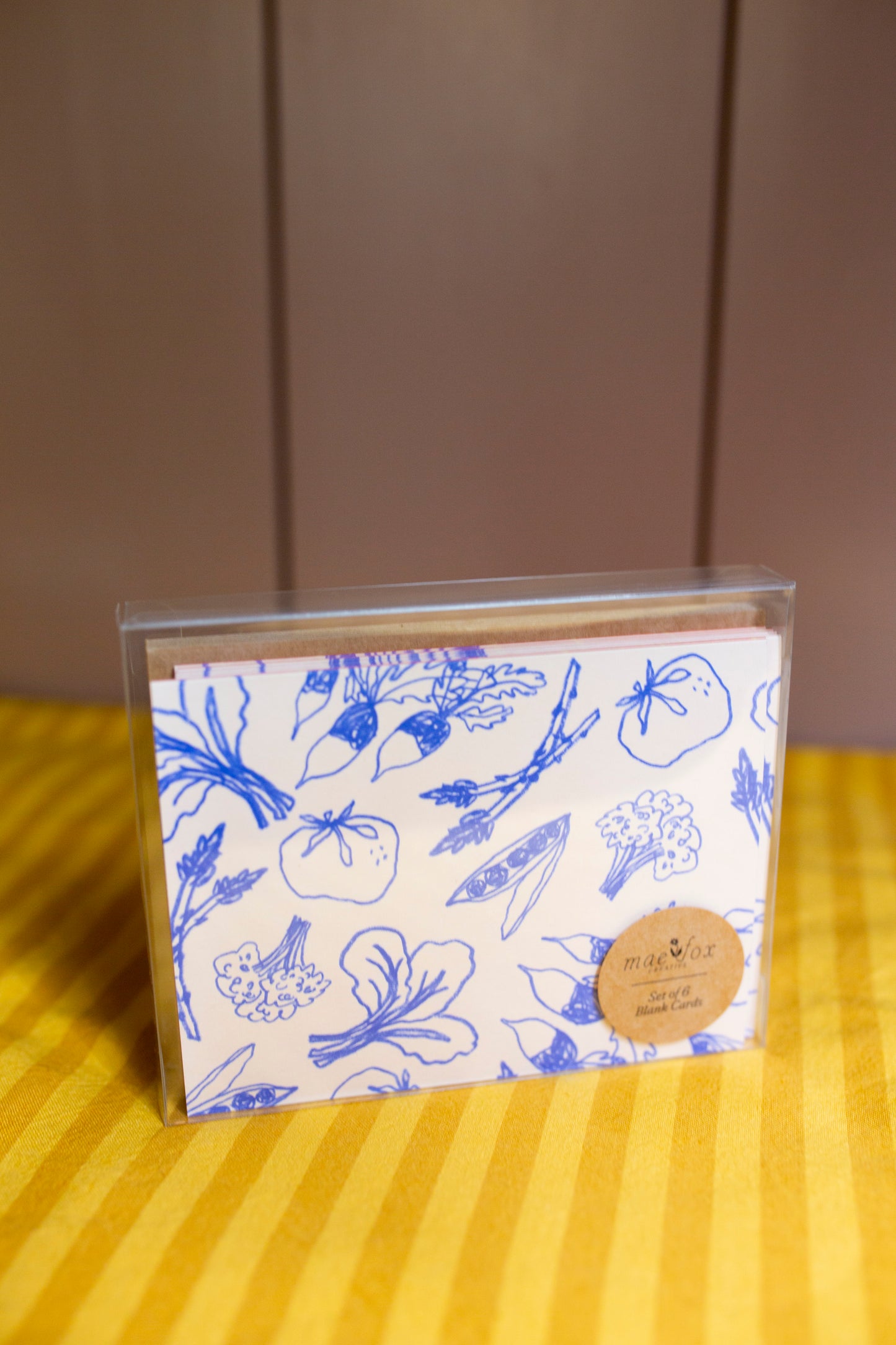 Vegetable Greeting Cards | Set of 6 Blank Cards A2