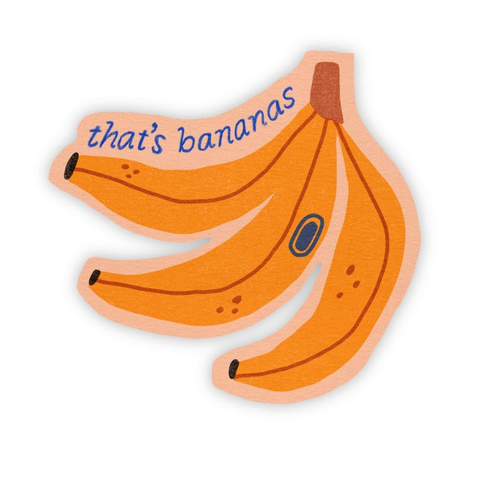 banana sticker mock up